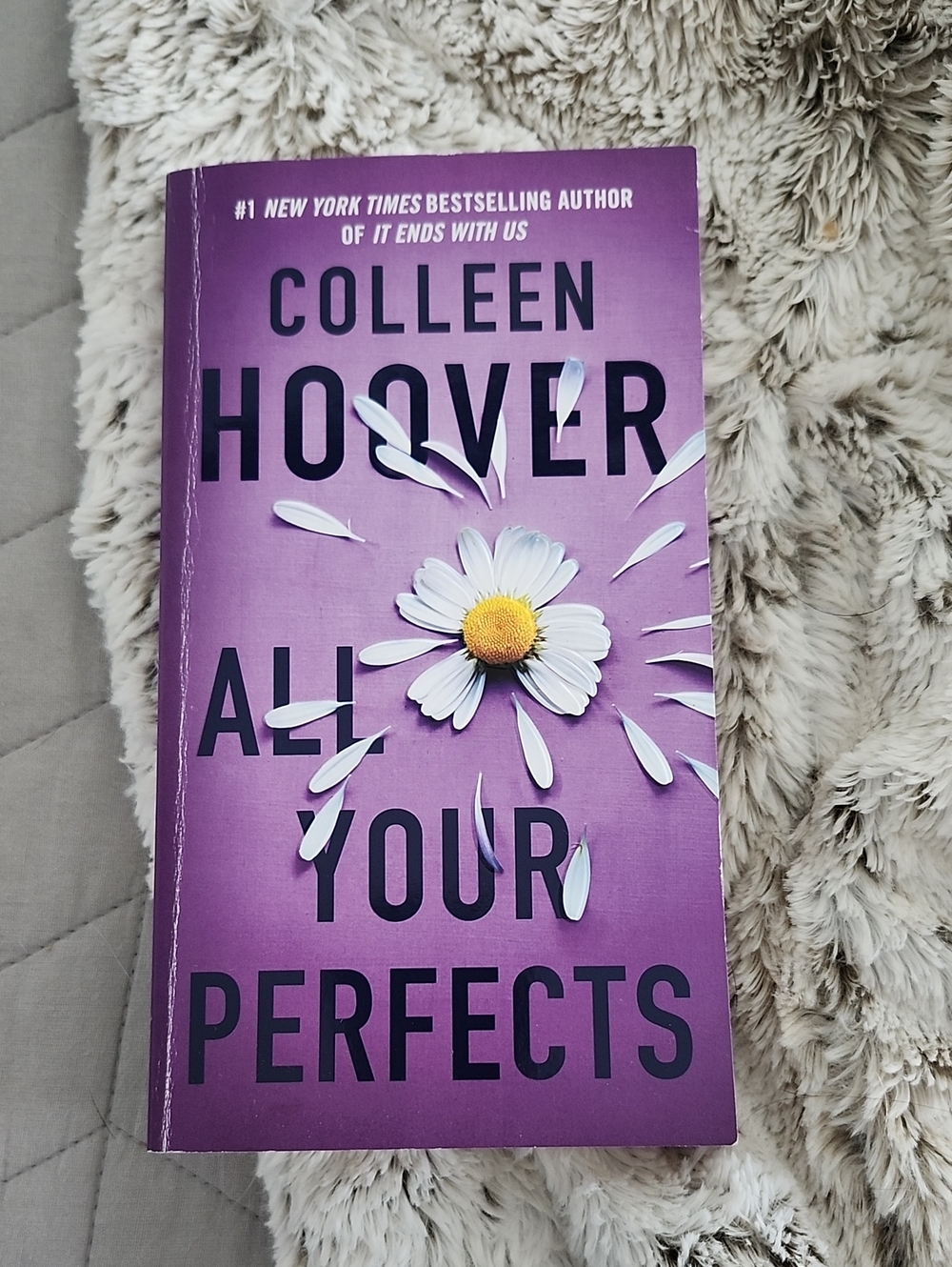 All Your Perfects — Purple Paperback Novel By Colleen Hoover